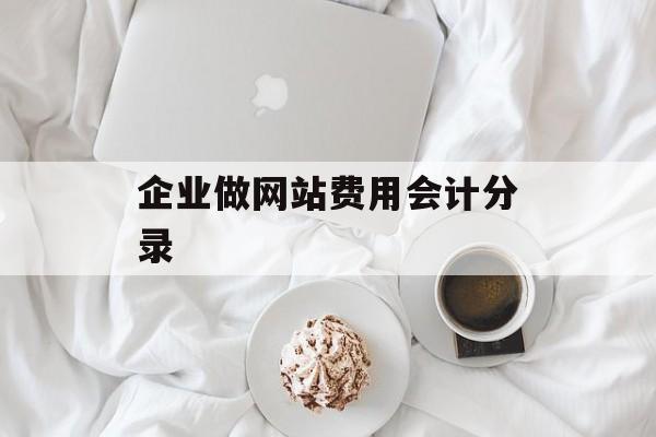 企业做网站费用会计分录