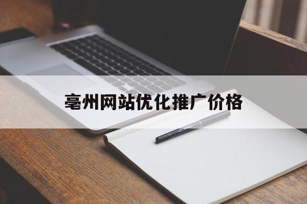 亳州网站优化推广价格